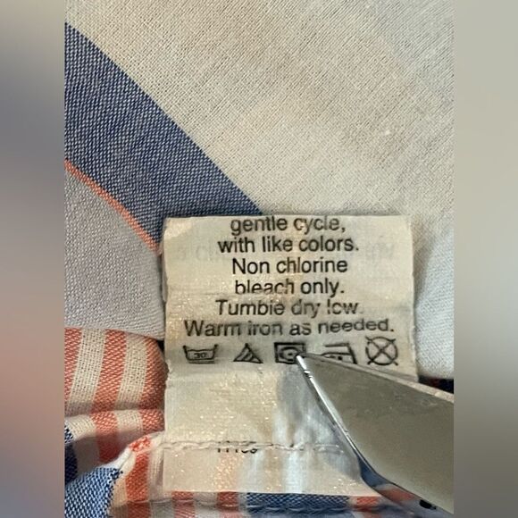 J Crew Womens  Collared Button Shirt Tunic Top Size M Lightweight Long Sleeve - Picture 8 of 8